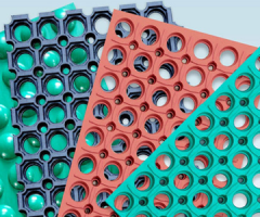 帶孔防滑橡膠板