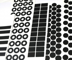 VITON氟橡膠丁腈NBR三元乙丙EPDM全氟醚橡膠平墊片墊圈方形可定制