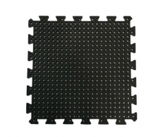 “生態排水”聯鎖橡膠排水瓦