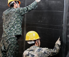 溴丁基橡膠內襯 煙氣脫硫襯里 橡膠內襯 橡膠防腐施工 手動襯膠